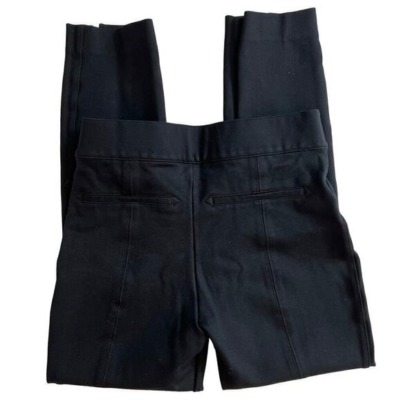 Spanx Black Pull On Ponte Pants Leggings Split Hem Size S - Picture 8 of 9